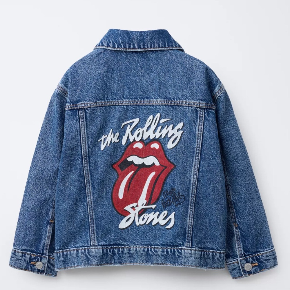 Zara Kids ROLLING STONES @ DENIM JACKET